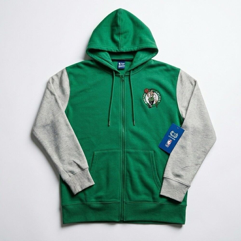 Boston Celtics Full Zip Hoodie NBA Ultra Game - Large NEW